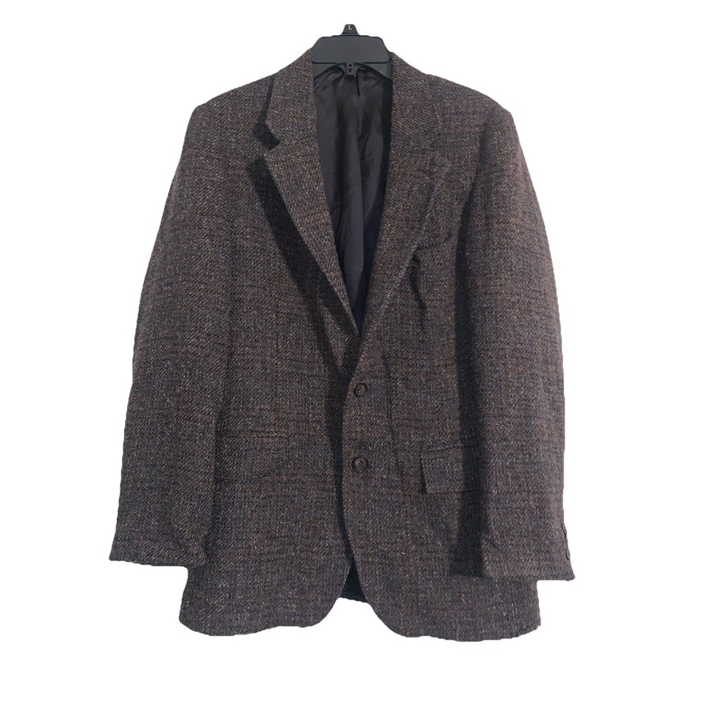 VTG Levi Strauss Tailored Classics wool sport blazer houndstooth Mens 38R USA